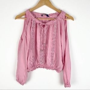 Life Casual & Denim Wear Cold Shoulder Top